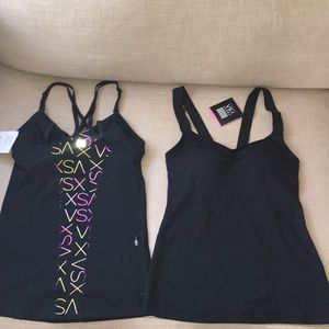 Lot of 2 Victoria’s Secret VSX sport bra top XS